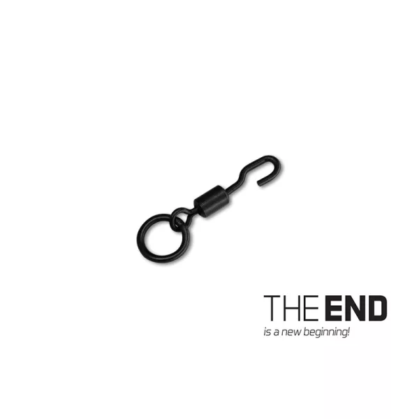 Delphin THE END Ronnie Ring Swivel #6 10pcs