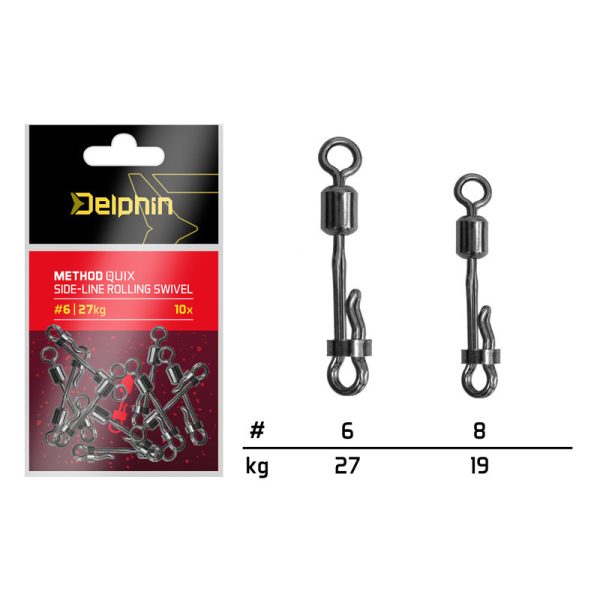 Delphin Method QuiX Side line swivel clamp #6 10pcs