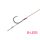 Delphin Proxi Sting tied Horog 8cm / 0,10mm / B-LESS #6 / Sting 5mm