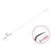Delphin FLR Sting 8cm 0.22mm #8 Pre-tied Barbless Hook with Bait Spike 6 pcs
