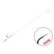 Delphin FLR Sting 8cm 0.22mm #6 Pre-tied Barbed Hook with Bait Spike 6 pcs