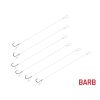 Delphin FLR D-rig 8cm 0.22mm Size 8 Eyed, Barbed Pre-tied Hook with Bait Spike 6 pcs