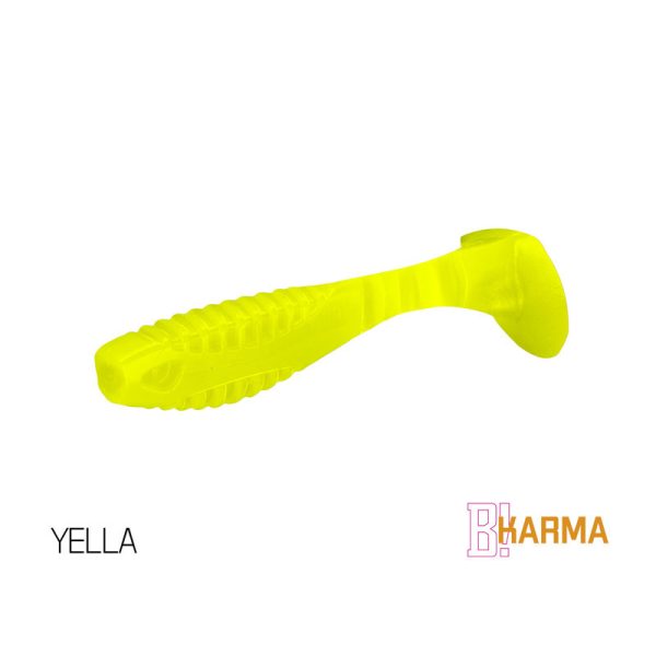 Delphin Karma UVs - Yella 8cm Plastic lure 5pcs