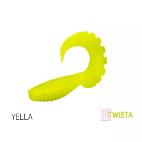 Delphin Twista UVs - Yella 8cm Plastic Lure 5 pcs