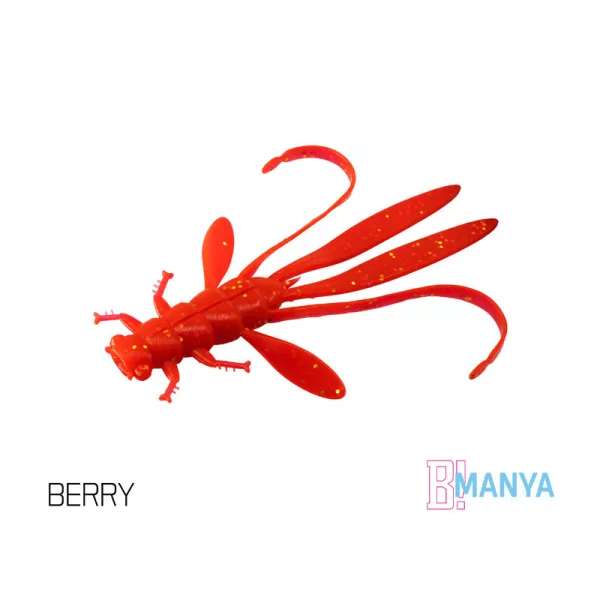 Delphin Manya UVs Nymph - Berry 10.5cm Plastic Lure 5 pcs