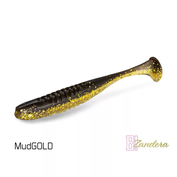 Delphin Zandera UVs - MudGold 10cm Plastic Bait 5pcs