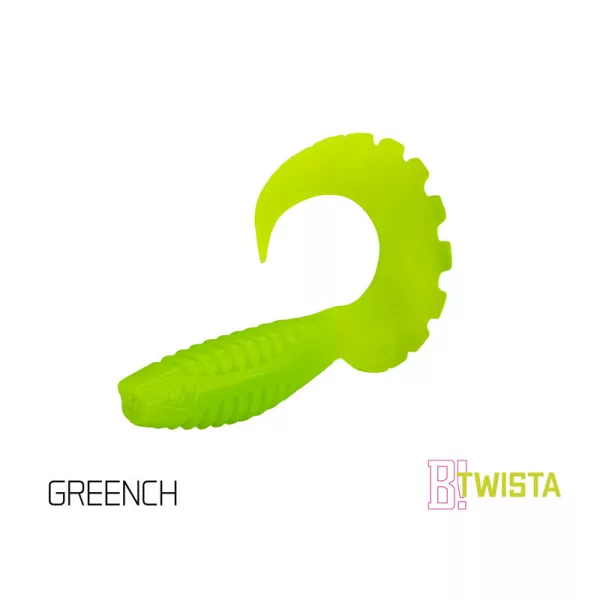 Delphin Twista UVs - Greench 8cm Plastic Lure 5 pcs