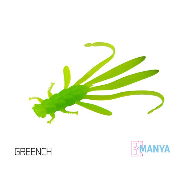 Delphin Manya UVs Nimfa - Greench 10,5cm Plastic Bait 5pcs