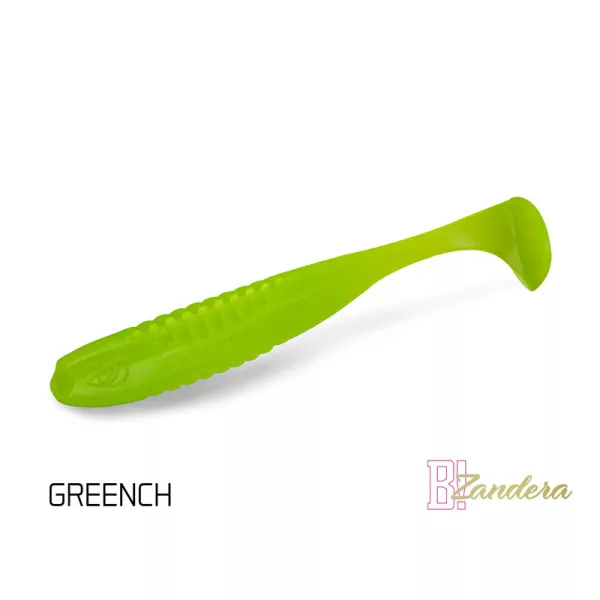 Delphin Zandera UVs - Greench 12cm Plastic Bait 5pcs