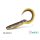 Delphin TwistaX Eeltail UVs - MudGold 15cm Plastic Bait 5pcs