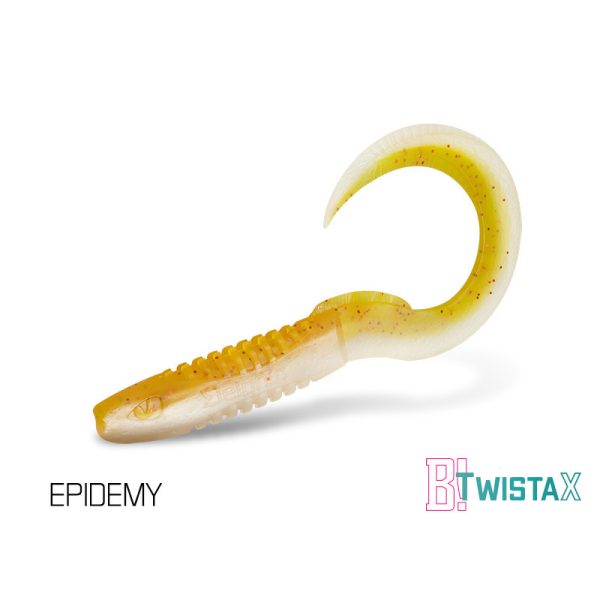 Delphin TwistaX Eeltail UVs - Epidemy 15cm Plastic Bait 5pcs