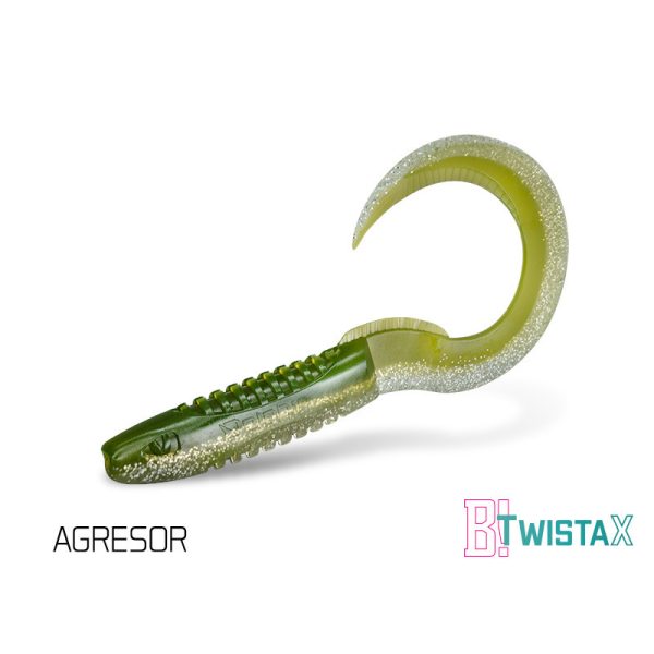 Delphin TwistaX Eeltail UVs - Agresor 6cm Plastic Bait 5pcs