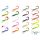 Delphin TwistaX Eeltail Uvs Top Mix 6cm Plastic Bait 5pcs - Perchy, Candy, Booty, Redface, Firedot