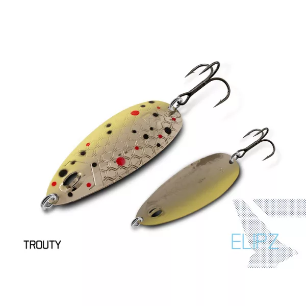 Delphin Elipz FullScale Wobbling Spoon #2 12g Trouty