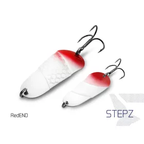 Delphin Stepz StripScale Wobbler Spoon #2 10g Redend