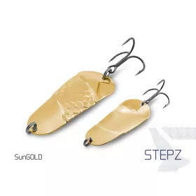 Delphin Stepz StripScale Wobbler Spoon #2 10g Sungold
