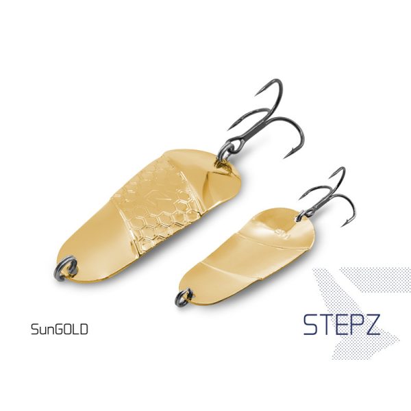 Delphin Stepz StripScale Wobbler Spoon #2 10g Sungold
