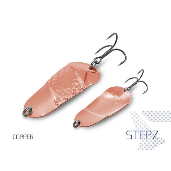 Delphin Stepz StripScale Wobbler Spoon #2 10g Cooper