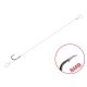 Delphin FLR Loop 8cm 0.22mm Size 10 Eyed, Barbed Pre-tied Hook 6 pcs