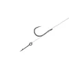 Delphin FLR Sting 8cm 0.22mm Size 10 Eyed, Barbless Pre-tied Hook with Bait Spike 6 pcs