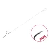 Delphin FLR Sting 12cm 0.22mm Size 12 Eyed, Barbed Pre-tied Hook with Bait Spike 6 pcs