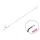 Delphin Proxi Sting 8cm 0,10mm 10 Eyed, Barbed Pre-tied Hook with Bait Spike 6pcs