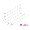Delphin Proxi Sting 8cm 0,10mm 10 Ears, Beardless Pre-tied Hook with Bait 6pcs
