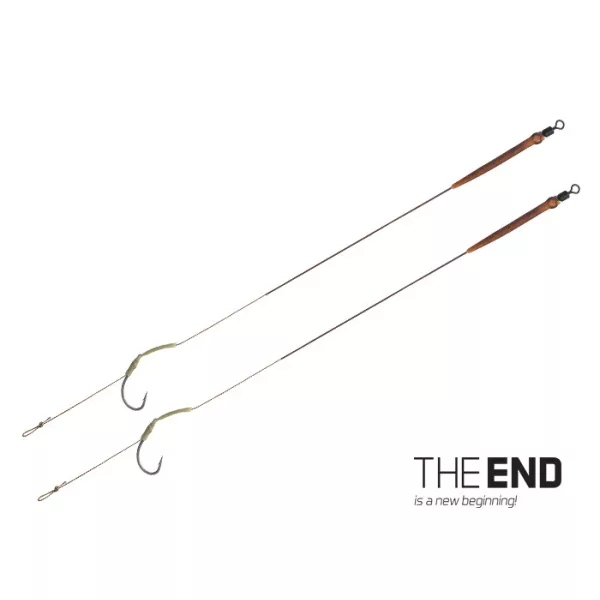 Delphin THE END Skin rig Tied Hook 20cm/25lbs/#8