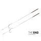 Delphin THE END Skin rig Tied Hook 20cm/25lbs/#8