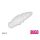 Artificial larvae Delphin BUGO Cheese / 15 pcs 4cm / WHITE