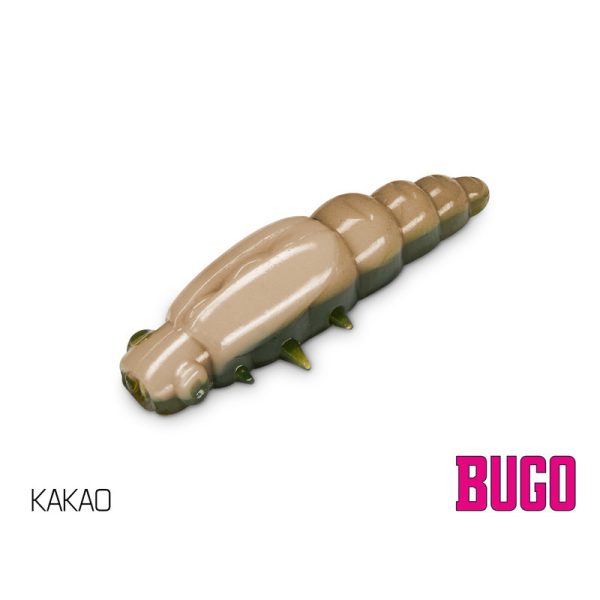 Artificial larvae Delphin BUGO Cheese / 15 pcs 4cm / KAKAO
