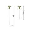 Delphin FIXT C2G Tent poles Set 30cm 10pcs
