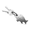 Delphin Carpener Bottle opener Silver Keychain
