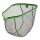 Floating landing net head Delphin REAXE FloateR CUBE 70x60cm