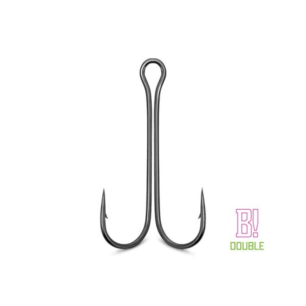 Delphin B! Double 8 Ears, Bearded Double Hook 8pcs