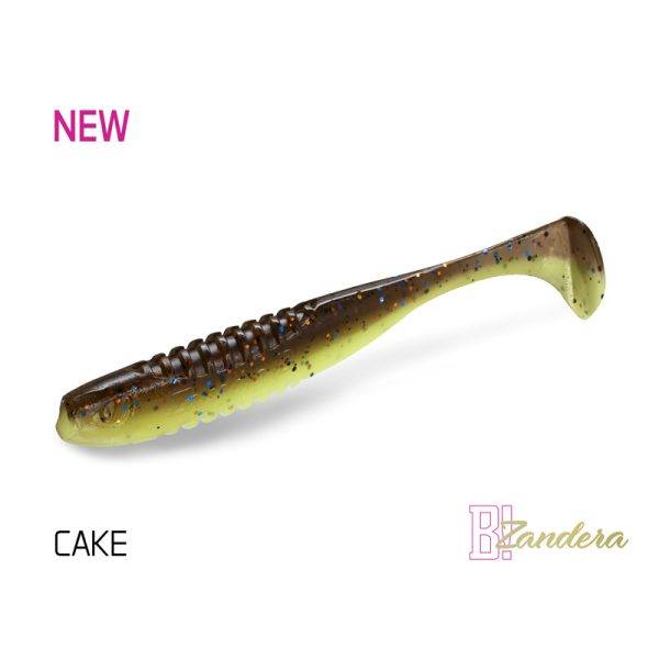 Delphin Zandera UVs Cake 10cm Plastic Lure 5pcs