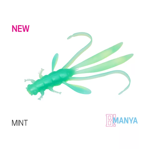 Delphin Manya UVs Nymph Mint 10.5cm Plastic Lure 5pcs