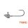 Delphin Triad 25gr 6/0 Collared Jig Head 5pcs