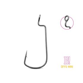 Delphin B! Offs Mini 8 Eyed, Barbed Offset Hook 8pcs