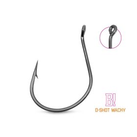 Delphin B! D-Shot Wacky 1 Eyed, Barbed Dropshot Hook 8pcs