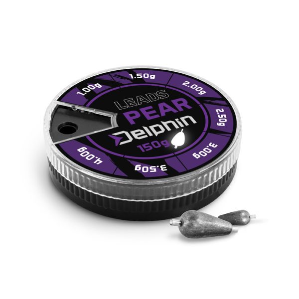 Delphin Leads Pear Leaves Set 1,0-4,0gr 150gr