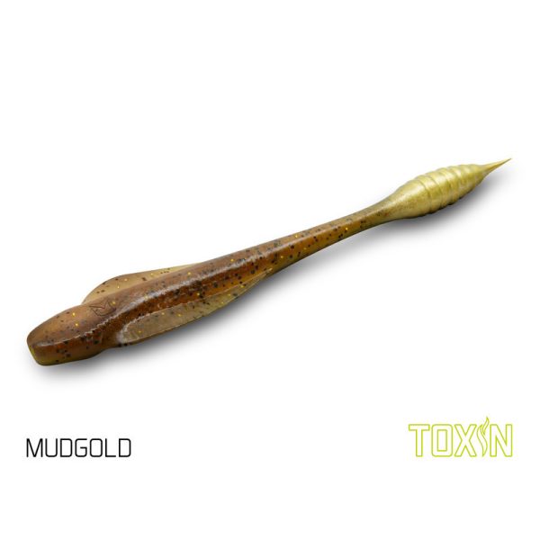 Delphin Toxin UVs 8cm Mudgold Artificial lure 8pcs