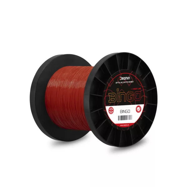 Delphin Bingo Matt 0,25mm 30000m Matt Dark Red Monofil Main Line