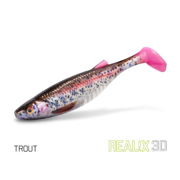 Delphin Realix 3D Trout 13cm Rubber fish 2pcs