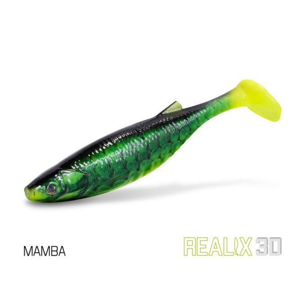 Delphin Realix 3D Mamba 13cm rubber fish 2pcs
