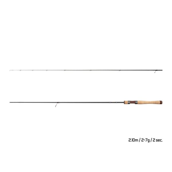 Delphin Troutera HardLure 2,10m 2-7gr 2-piece Spinning Rod