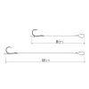 Delphin Braided Sting Feeder Rig 8cm Braided Pre-tied 6 Chinu Hook 10pcs