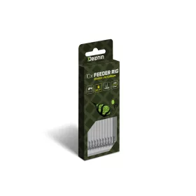   Delphin Braided Sting Feeder Rig 12cm Braided Pre-tied 8 Turner Hook 10pcs