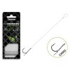 Delphin Fluoro Sting Feeder Rig 8cm Fluorocarbon Pre-tied 4 Chinu Hook 10pcs