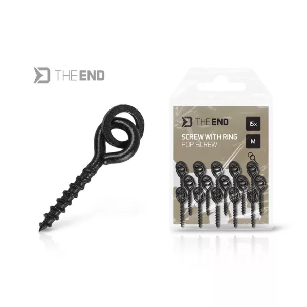 Delphin The End Pop Screw Screw with Ring S 15 pcs